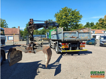 Tippbil, Kranbil Mercedes-Benz AXOR 1829 AK 4x4 Dagcab Euro5 - Kipper + Terex 105.2 - RadioGrafisch - NaafReductie: bilde 3