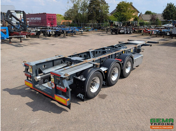 Container-transport/ Vekselflak semitrailer VAN HOOL 20'/30'