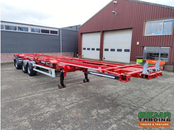 Container-transport/ Vekselflak semitrailer Van Hool A3C002 StuurasAs - 2x 20FT Frames - All Connections (O826): bilde 4