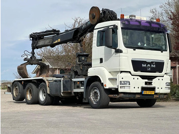 Krokbil, Kranbil MAN TGS 35.400 8X4 !!TRIPLE!! 24tm KRAAN/HAAKARM!!RADIO REMOTE!!: bilde 4