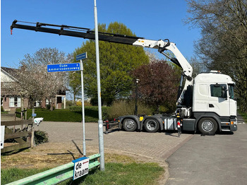 Trekkvogn Scania R450 6x2 !!TRACTOR!!!CRANE/GRUE/HMF 50TM!!TOP!EURO6!!: bilde 4
