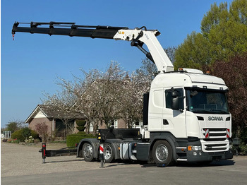 Trekkvogn Scania R450 6x2 !!TRACTOR!!!CRANE/GRUE/HMF 50TM!!TOP!EURO6!!: bilde 3