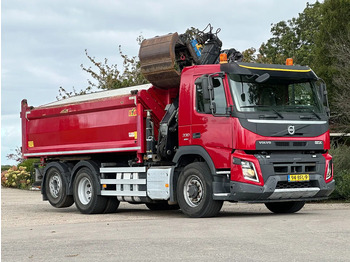 Tippbil, Kranbil Volvo FMX 330 EURO6!!6X4!!VOORAS AANGEDREVEN!!Z-Kraan/KIPPER!!: bilde 5