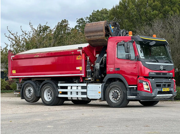 Tippbil, Kranbil Volvo FMX 330 EURO6!!6X4!!VOORAS AANGEDREVEN!!Z-Kraan/KIPPER!!: bilde 2