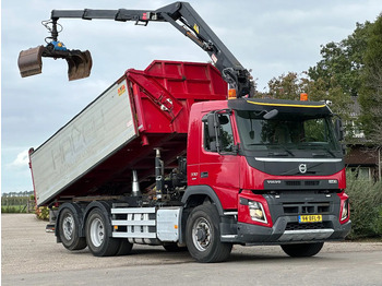 Tippbil, Kranbil Volvo FMX 330 EURO6!!6X4!!VOORAS AANGEDREVEN!!Z-Kraan/KIPPER!!: bilde 4