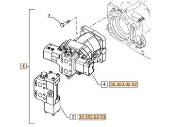 Hydraulisk motor CASE