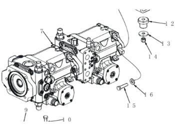 Hydraulisk pumpe CASE