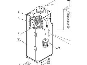 Hydraulisk tank CASE
