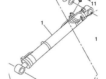 Hydraulisk sylinder CASE