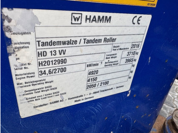 Vegvals Hamm HD 13 VV: bilde 5 Vegvals Hamm HD 13 VV: bilde 5