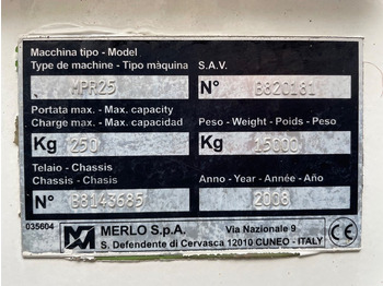 Bomlift Merlo MPR 25: bilde 3 Bomlift Merlo MPR 25: bilde 3