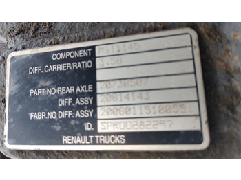Differensial RENAULT Midlum