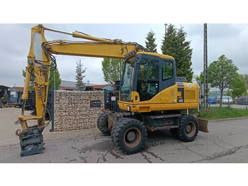 Hjulgraver Komatsu PW 140 Mobilbagger Powertilt Schnellwechsler MS 10: bilde 2