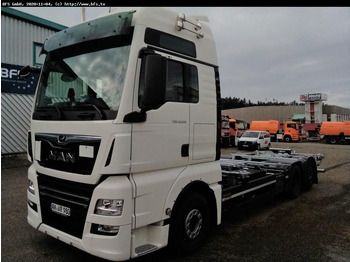 Container-transport/ Vekselflak lastebil MAN TGX 26.510