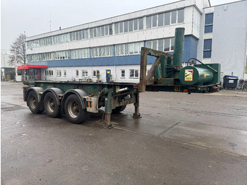 Container-transport/ Vekselflak semitrailer VAN HOOL 20'
