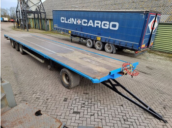 Planhenger/ Flathenger Van Hool 13.60 M LONG - 1 M HIGH - SUPER SINGLE TIRES - DRUM BRAKES: bilde 3