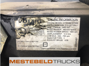 Motor for Lastebil Volvo Motor D 13 A: bilde 5