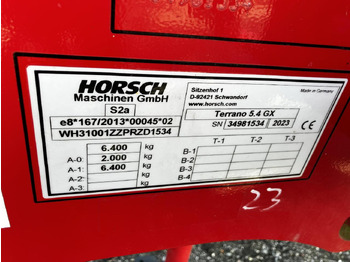 Kultivator Horsch Terrano 5.4 GX: bilde 5