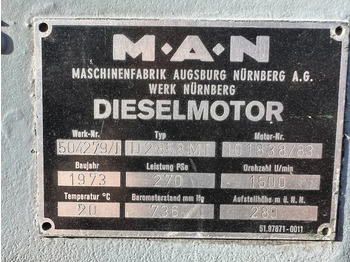 Elektrisk generator MAN D2858 MT AvK 250 kVA Noodstroom generatorset ex Emergency: bilde 4