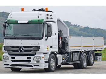 Kranbil, Planbil Mercedes-Benz ACTROS 2544 * HIAB 377 E - 8 HIPRO + FUNK* TOP: bilde 3