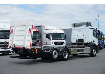 Container-transport/ Vekselflak lastebil Mercedes-Benz ANTOS / 2535 / ACC / E 6 / BDF + WINDA / 7.15 , 7.45, 7.82 M / O: bilde 5