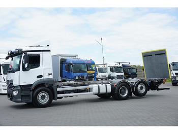 Container-transport/ Vekselflak lastebil Mercedes-Benz ANTOS / 2535 / ACC / E 6 / BDF + WINDA / 7.15 , 7.45, 7.82 M / O: bilde 3