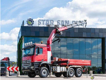 Leie Mercedes-Benz AROCS 3345 6x6 HMF 3220 K hds Crane tipper Mercedes-Benz AROCS 3345 6x6 HMF 3220 K hds Crane tipper: bilde 3