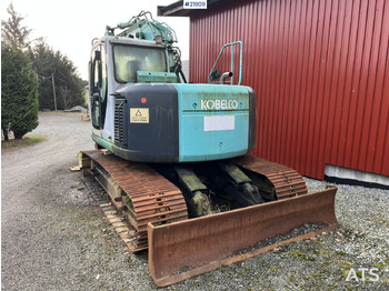 Beltegraver Kobelco sk135SRLC m/ pusseskuffe og graveskuffe: bilde 5