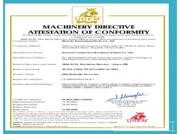 Minigraver DOOSAN DH55-V