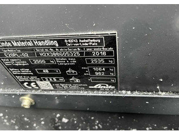 El-truck Linde E20PL-02: bilde 4