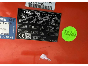 Reachtruck Linde R14HD-01: bilde 4