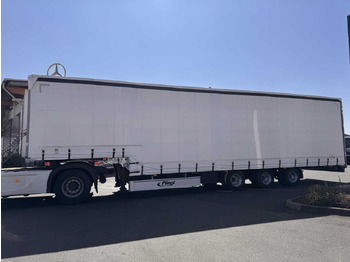 Lavloader semitrailer Fliegl SDS 350 Schiebeplane+Verdeck XL SAF 20.900Km: bilde 4