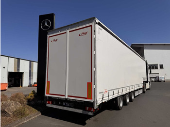 Lavloader semitrailer Fliegl SDS 350 Schiebeplane+Verdeck XL SAF 20.900Km: bilde 5