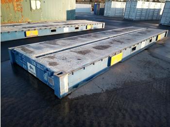 Vekselflak/ Container 30' Flat Rack Container Bridge: bilde 1