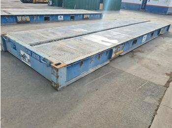 Vekselflak/ Container 30' Flat Rack Container Bridge: bilde 1