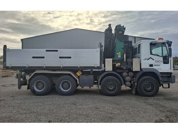 Tippbil, Kranbil IVECO 480 EUROTRAKKER 8x4/TÜV/Palfinger PK 44002 G/MEILLER: bilde 2