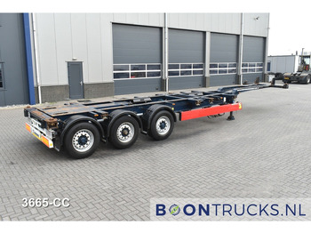Container-transport/ Vekselflak semitrailer KRONE SD