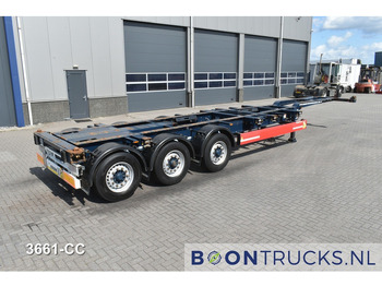Container-transport/ Vekselflak semitrailer KRONE SD