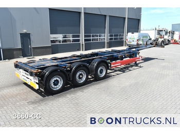 Container-transport/ Vekselflak semitrailer KRONE SD
