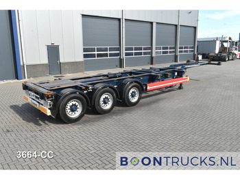 Container-transport/ Vekselflak semitrailer KRONE SD