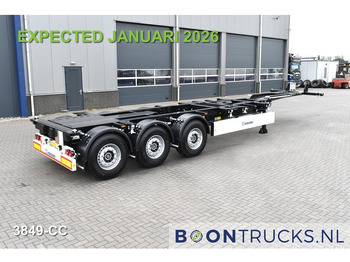 Container-transport/ Vekselflak semitrailer KRONE SD