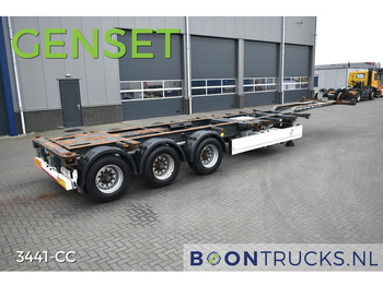Container-transport/ Vekselflak semitrailer KRONE SD