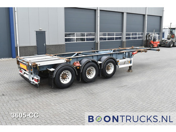 Container-transport/ Vekselflak semitrailer VAN HOOL 20'/30'
