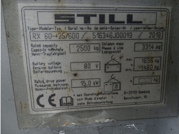 El-truck Still RX60-25/600: bilde 5