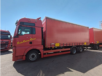Container-transport/ Vekselflak lastebil MAN TGX 26.510 6x2-4 LL*WB*Krone AZ18 + Krone WP7.3: bilde 2