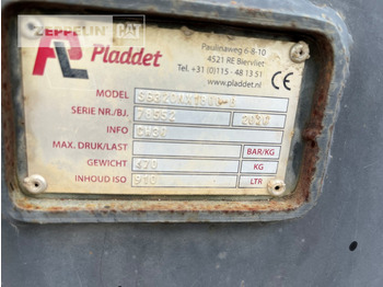 Gravemaskinskuffe Pladdet B.V. GL1800mm CW30: bilde 3