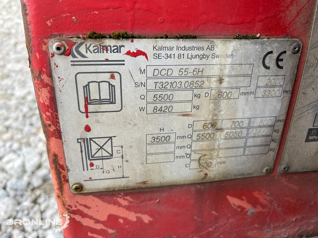2000 Kalmar DCD 55-6H tõstuk - Dieseltruck: bilde 3 2000 Kalmar DCD 55-6H tõstuk - Dieseltruck: bilde 3
