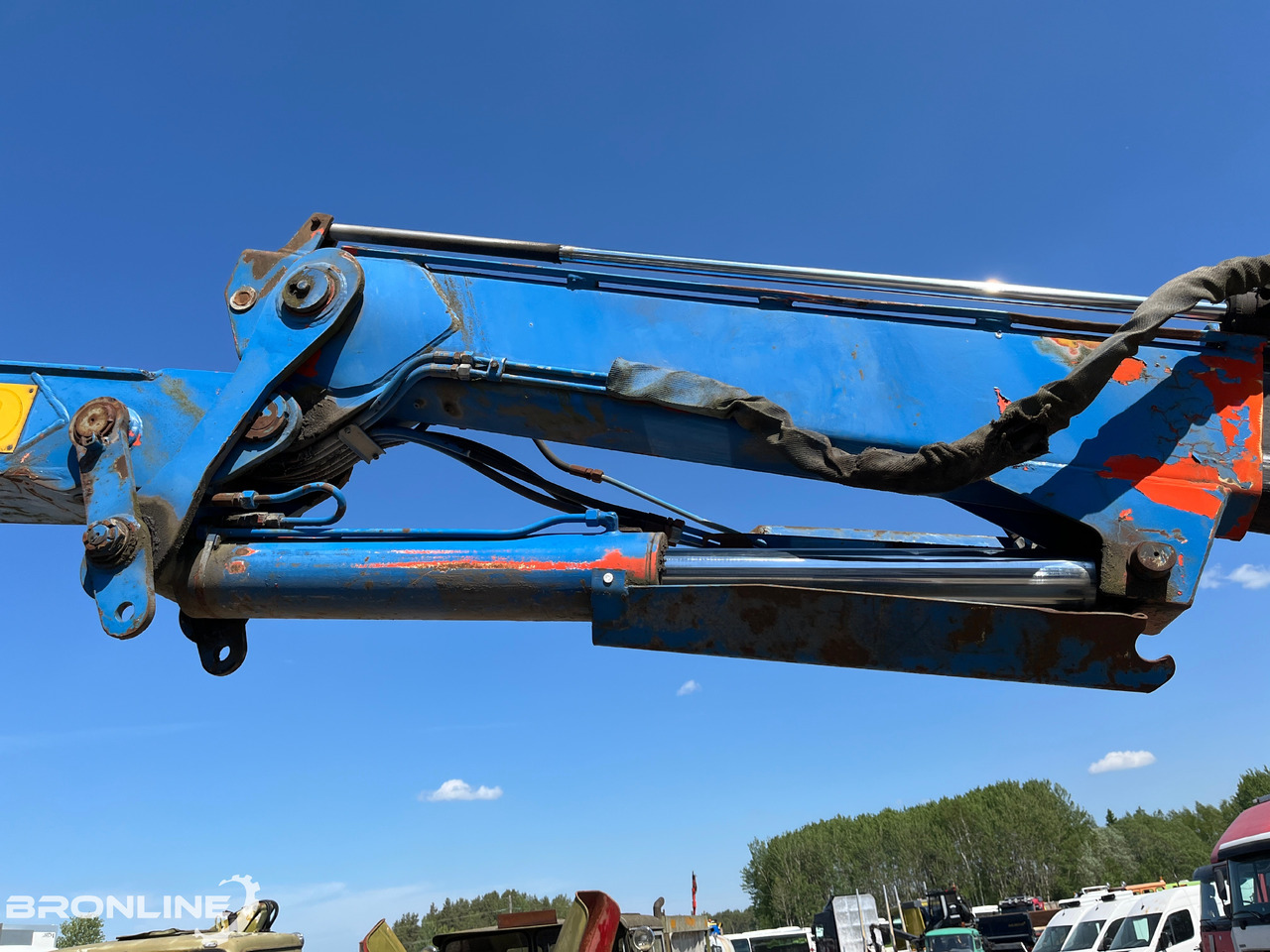 Planbil, Kranbil VOLVO FL611 + Palfinger PK 8200: bilde 17