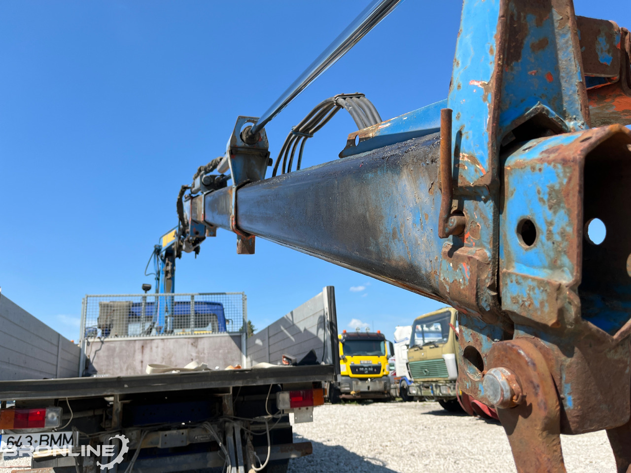 Planbil, Kranbil VOLVO FL611 + Palfinger PK 8200: bilde 33