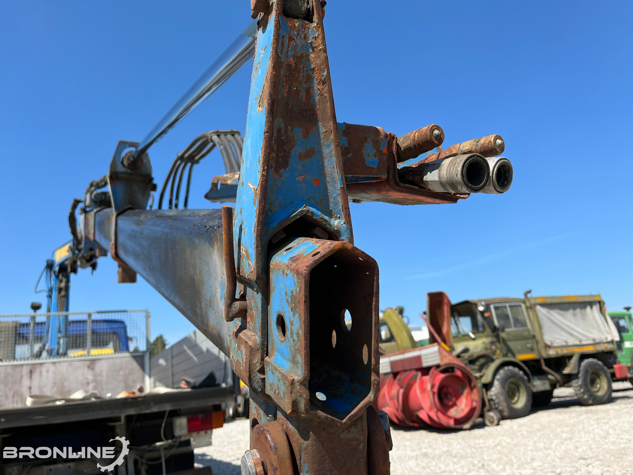Planbil, Kranbil VOLVO FL611 + Palfinger PK 8200: bilde 34